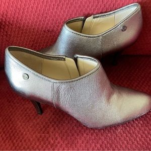 Calvin Klein heeled booties.